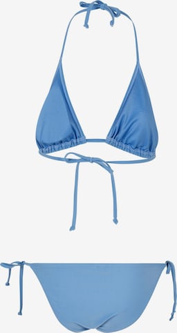 Urban Classics Triangel Bikini in Blau