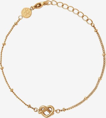 Victoria Hyde Bracelet ' Alocasia love ' in Gold: front