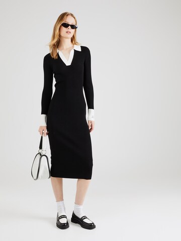 Robes en maille 'Essential' Karl Lagerfeld en noir