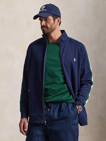Polo Ralph Lauren Big & Tall Кофта на молнии в Синий: спереди