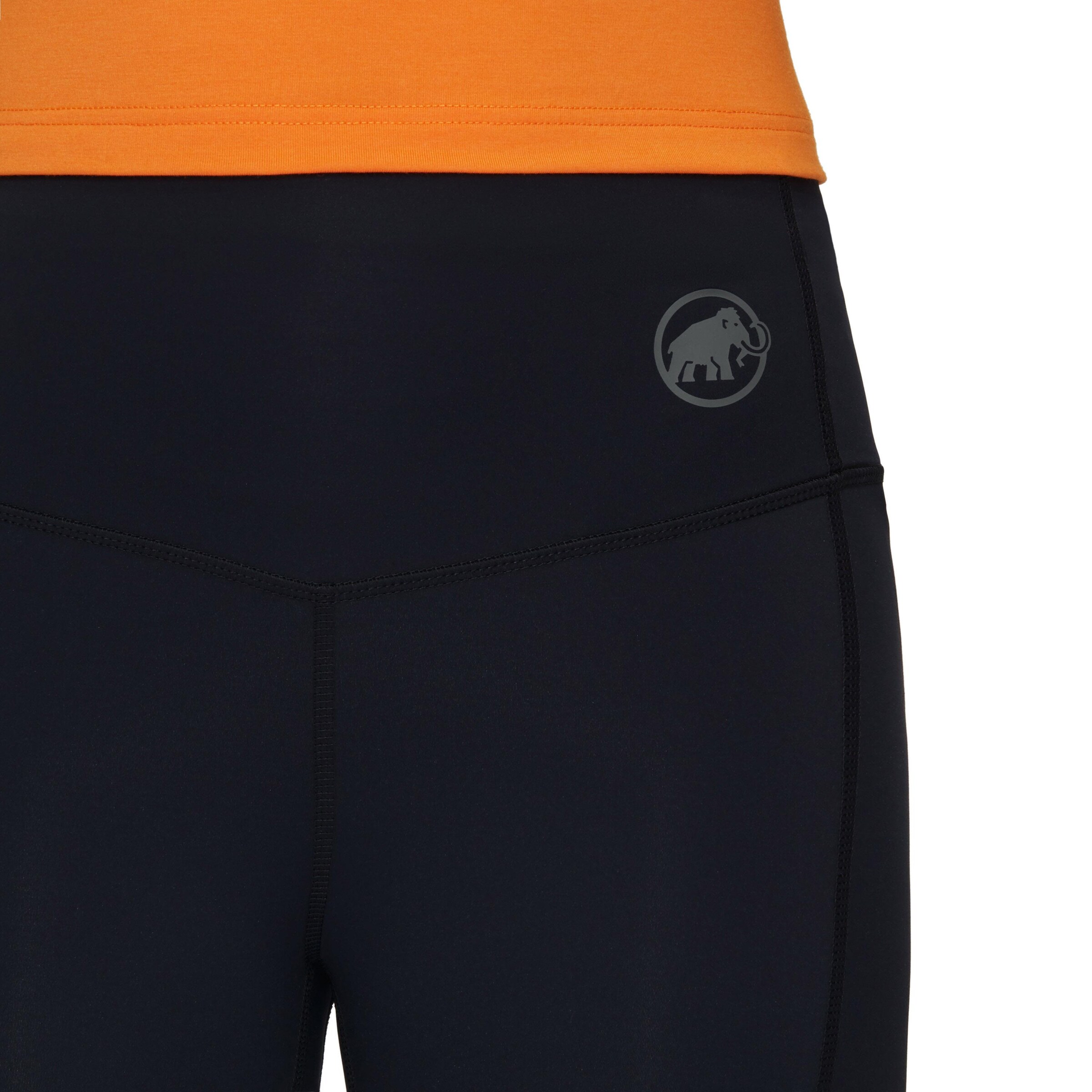 MAMMUT Skinny Workout Pants 'Massone' in Black