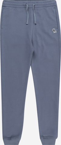 Abercrombie & Fitch Дънки Tapered Leg Панталон 'ICON ESSENTIALS' в синьо: отпред