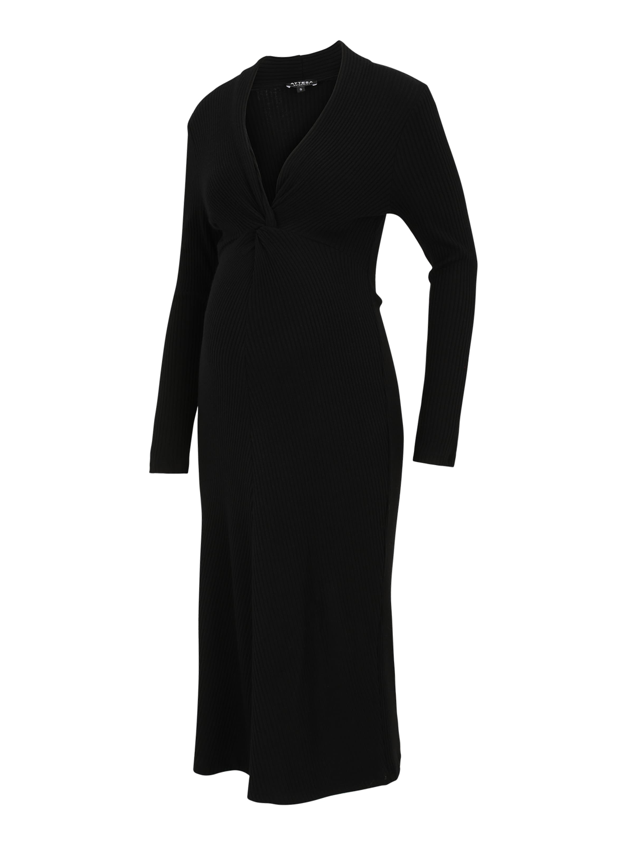 juoda Attesa Megzta suknelė 'ISSA': priekis