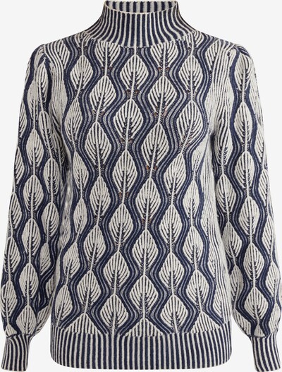 Usha Jersey en M-L en azul oscuro / blanco lana, Vista del producto