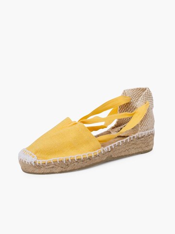 Sandales Pisamonas en jaune : devant