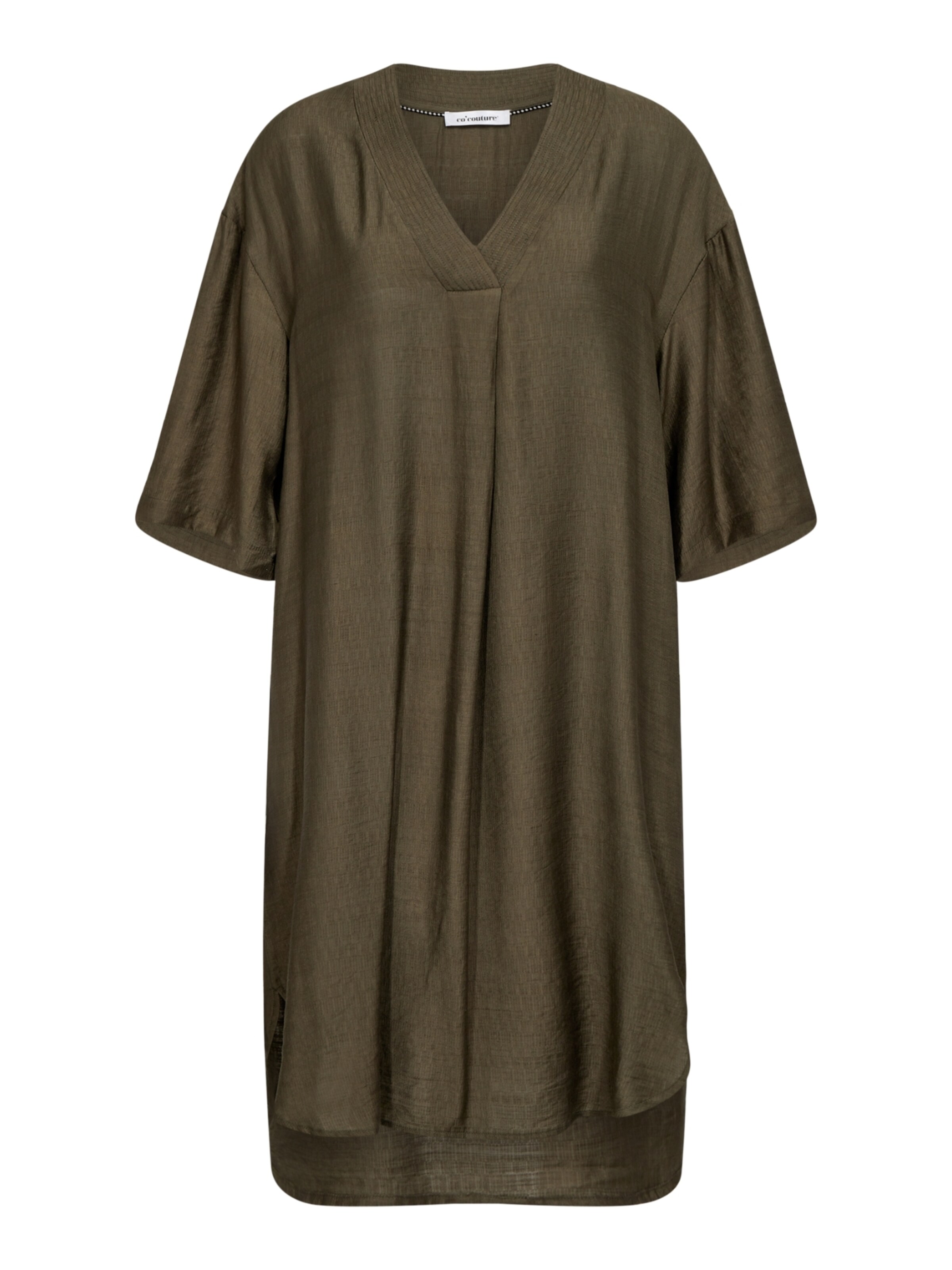 Robe 'Caryn' co'couture en vert : devant