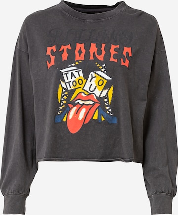 QS Shirt 'Rolling Stones' in Grijs: voorkant