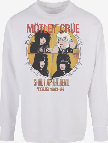 Merchcode Shirt 'Motley Crue - SATD Vintage' in White: front