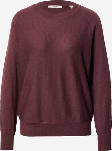 Pull-over ESPRIT en rouge : devant