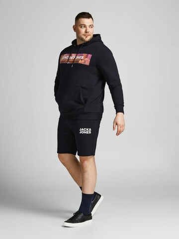 Jack & Jones Plus Regular Shorts in Schwarz