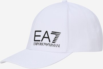 EA7 Emporio Armani Hætte i hvid: forside