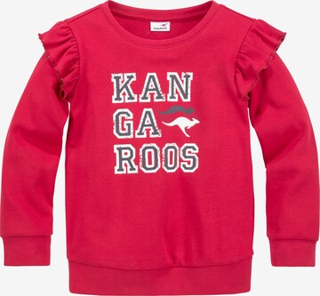 KangaROOS Athletic Sweatshirt in Red: front