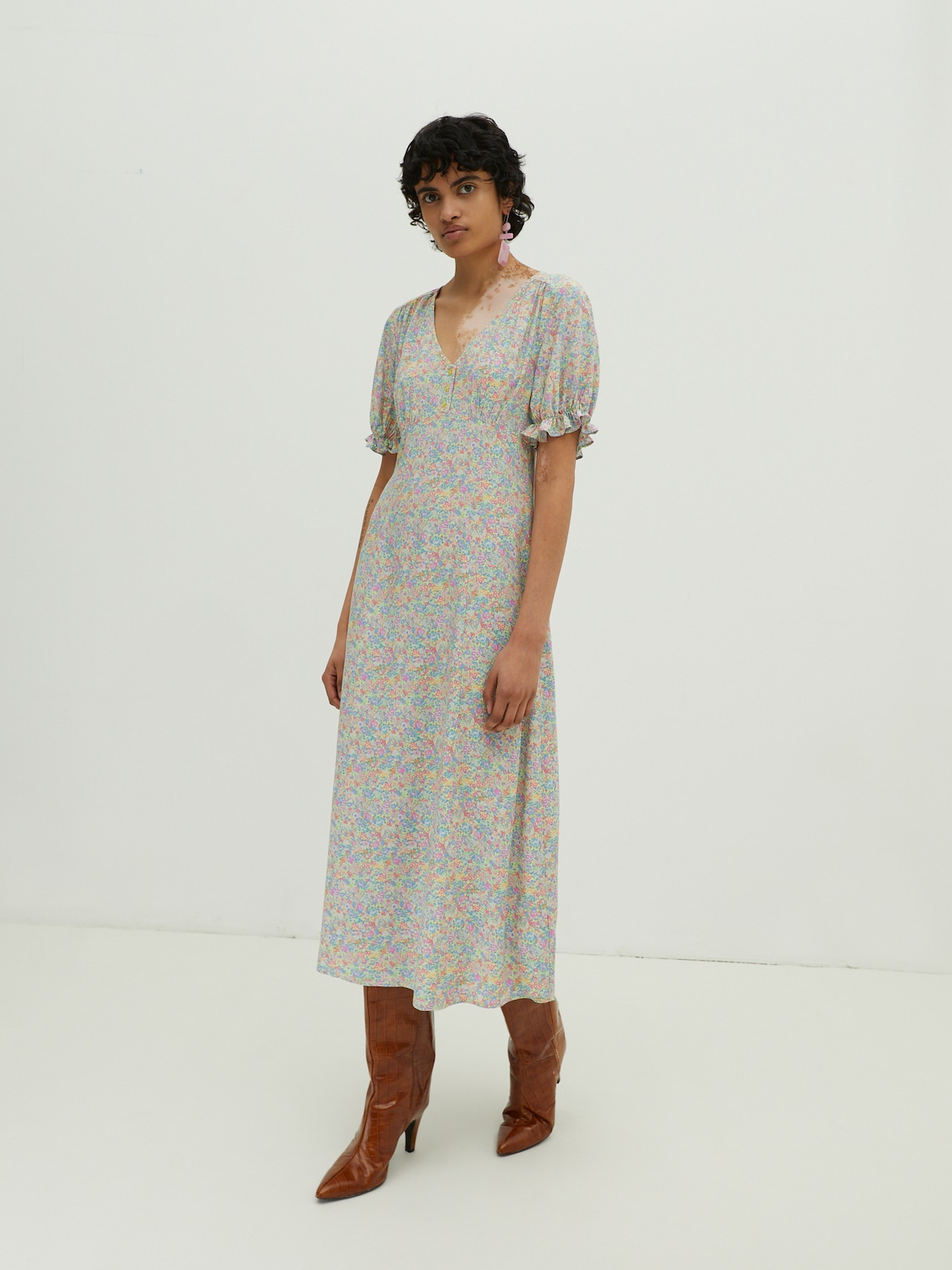 EDITED Producten Jurk 'Raina' Gemengde kleuren