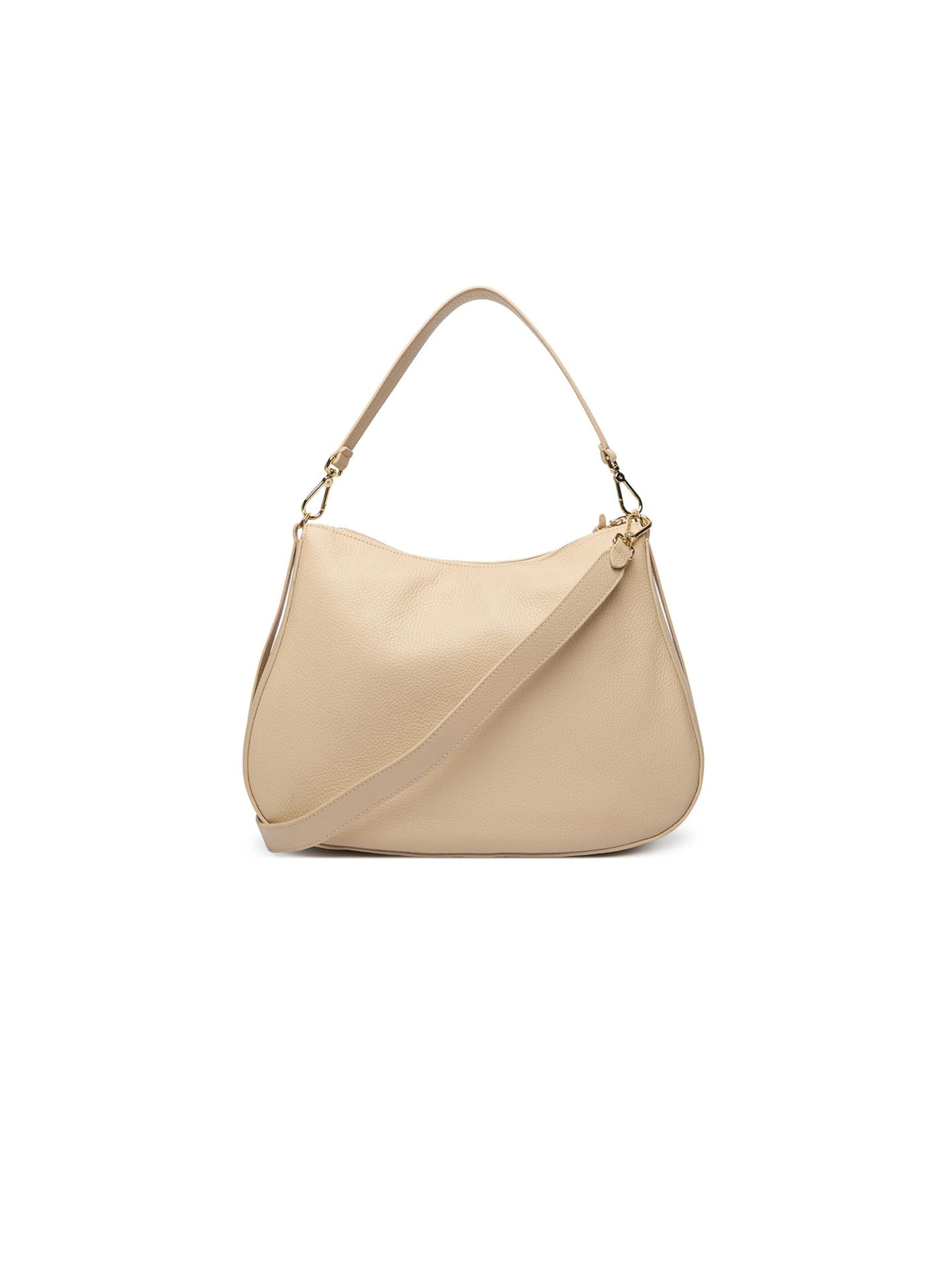 Coccinelle Handtasche 'Coccinelle Nory Handbag Grained Leather'‌ in Beige