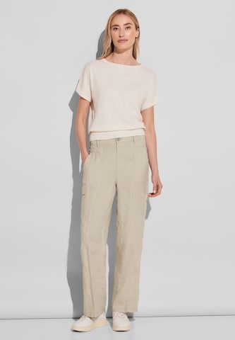 Regular Pantalon cargo STREET ONE en beige
