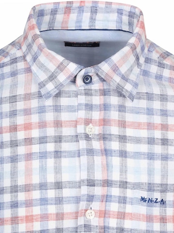 NZA New Zealand Auckland Comfort fit Button Up Shirt 'Picton' in Blue