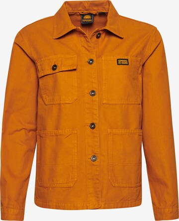 Superdry Tussenjas in Bruin: voorkant