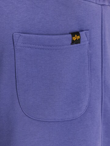 ALPHA INDUSTRIES Loosefit Παντελόνι φόρμας σε μπλε