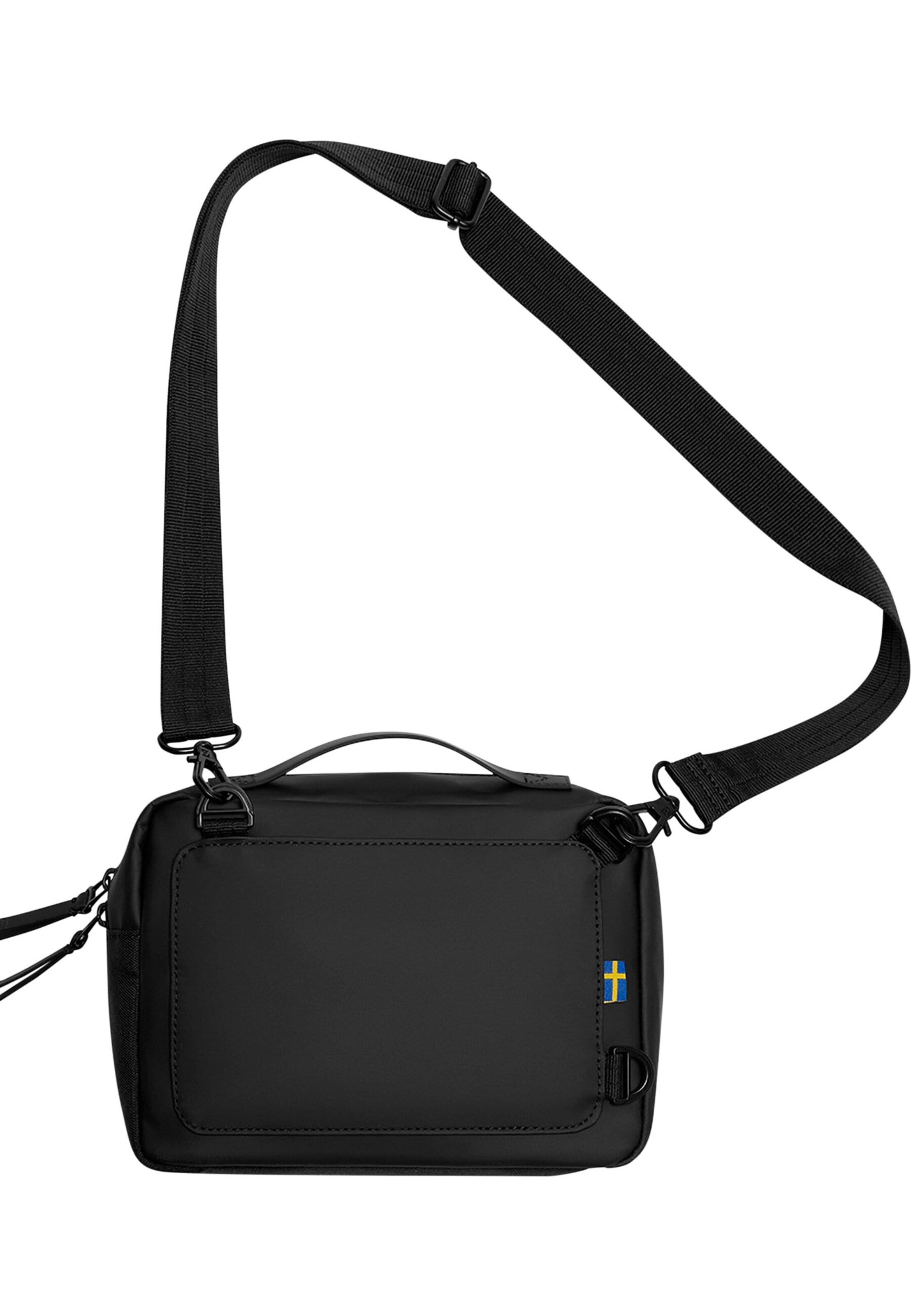 Gaston Luga Schoudertas 'Däsh' in Zwart