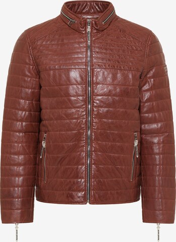 Veste mi-saison 'Stephan' BRUNO BANANI en marron : devant