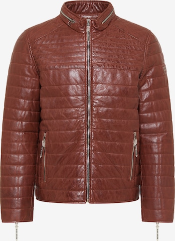 Veste mi-saison 'Stephan' BRUNO BANANI en marron : devant