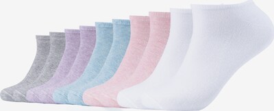 s.Oliver Socken in hellblau / flieder / rosa / weiß, Produktansicht