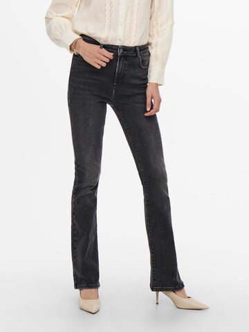 ONLY Bootcut Jeans 'Mila' in Schwarz: Vorderseite