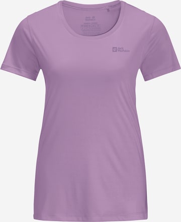 JACK WOLFSKIN Performance Shirt in Purple: front