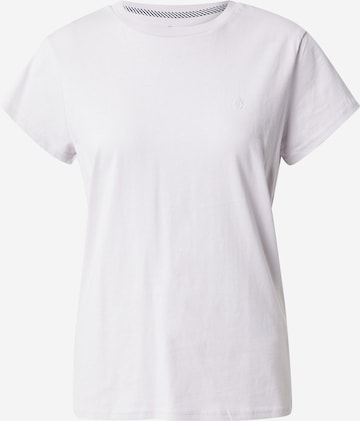 Volcom T-shirt 'STONE BLANKS' i lila: framsida