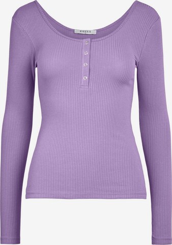 T-shirt 'Kitte' PIECES en violet : devant