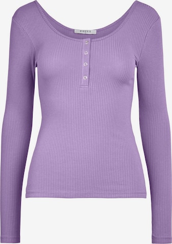 PIECES Shirt 'Kitte' in Purple: front