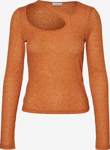 Noisy may Shirt 'Prasi' in Oranje: voorkant