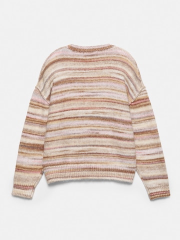 Pull-over oversize Pull&Bear en beige