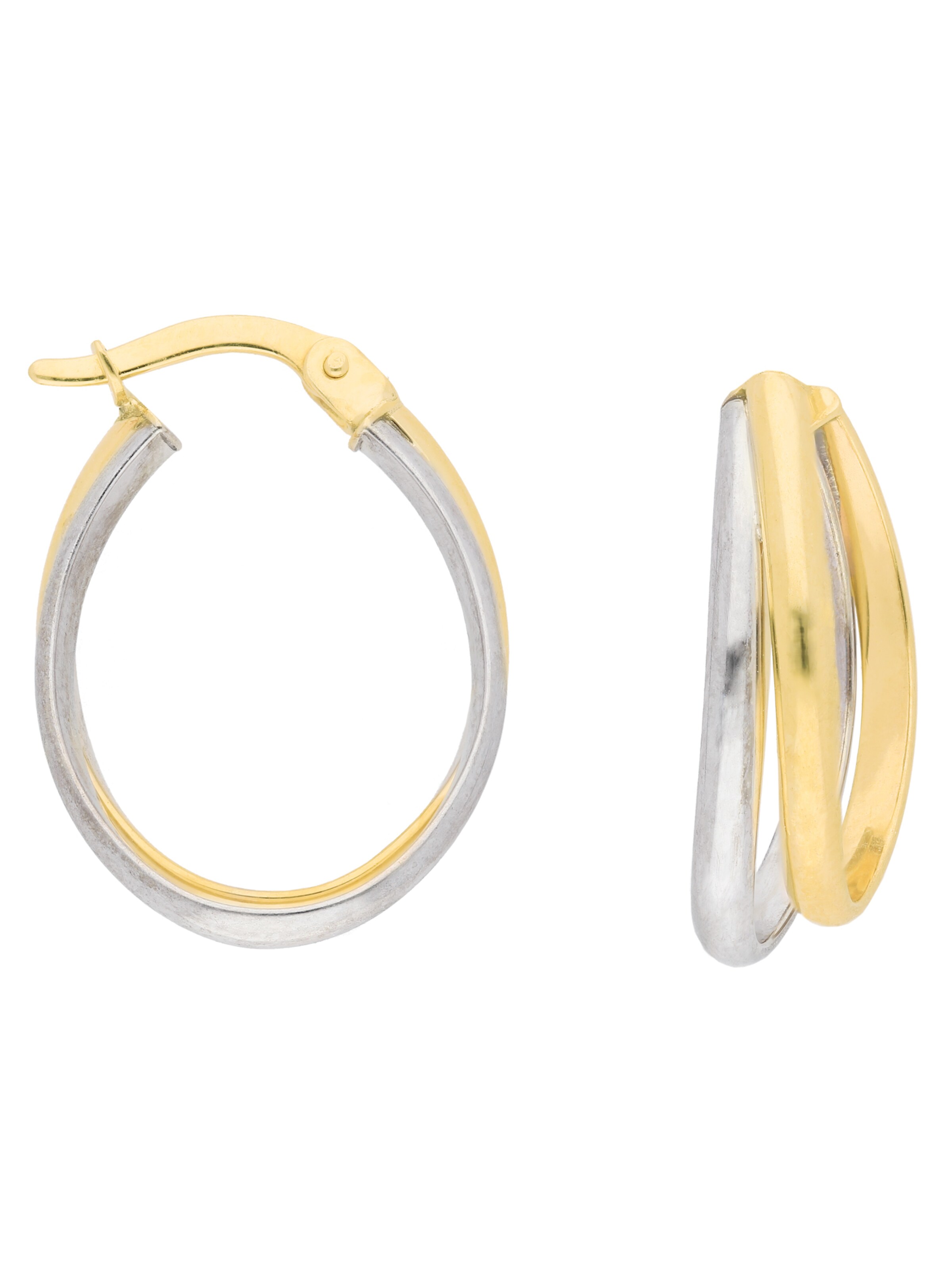 Adelia´s Ohrringe in Gold: Vorderseite