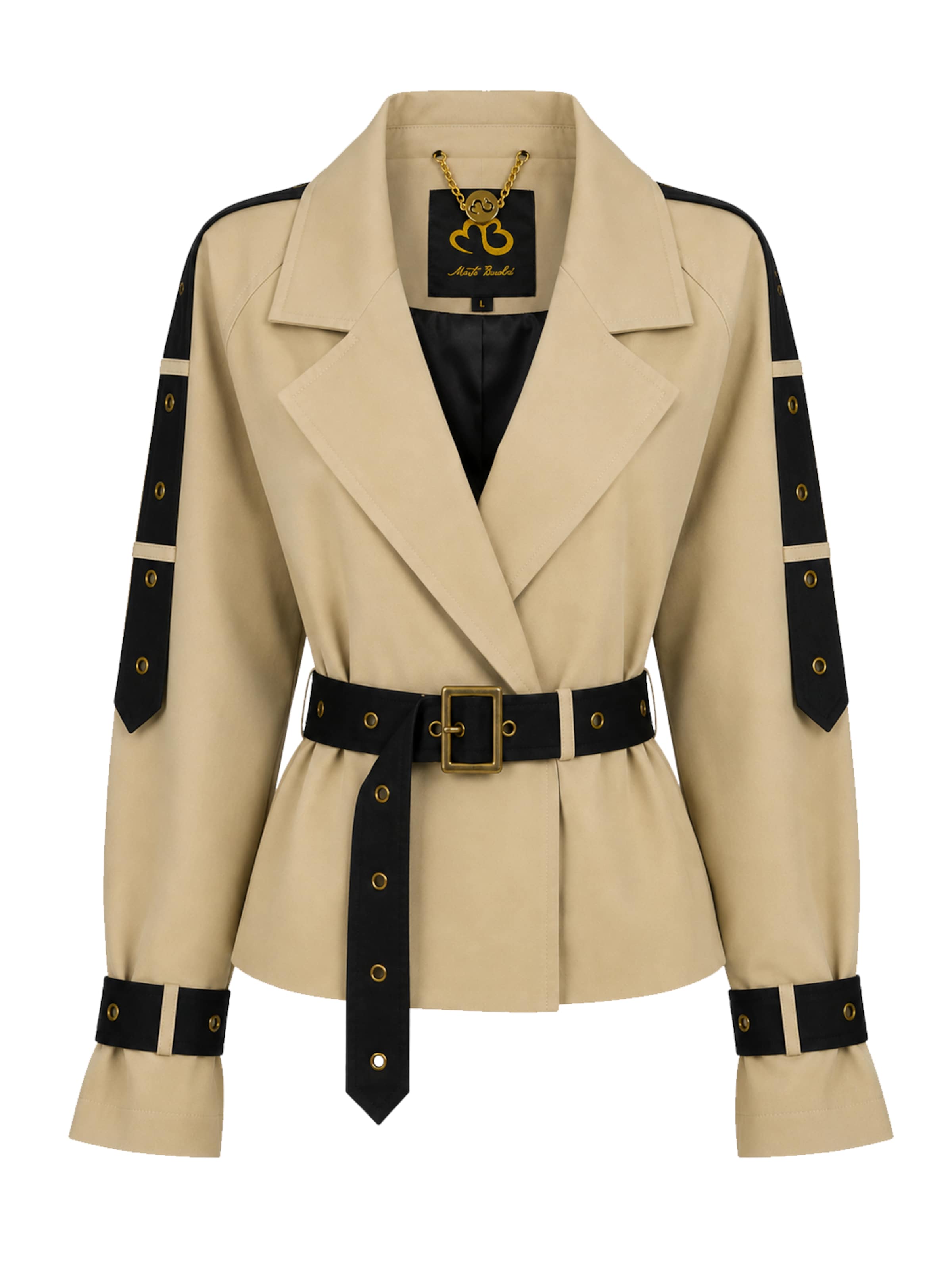 MB by Marta Buzolic Between-season jacket in Beige: front