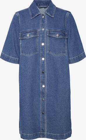 Robe-chemise 'FENJA' VERO MODA en bleu : devant