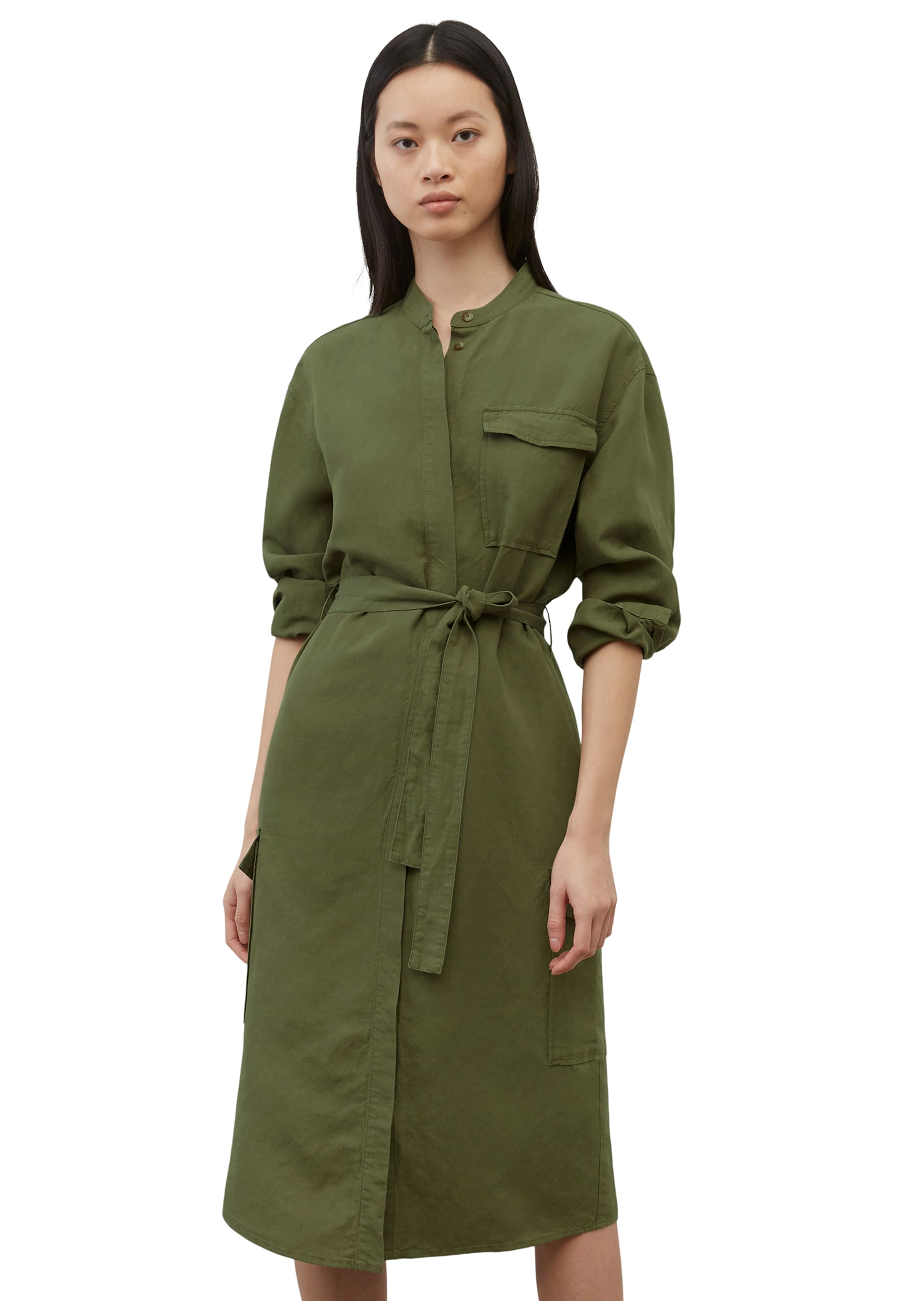 Frauen Große Größen Marc O'Polo Kleid in Grün - WL65692 Frauen Große Größen Marc O'Polo Kleid in Grün - WL65692