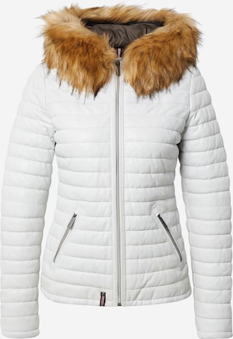 OAKWOOD Zimní bunda – bílá: přední strana