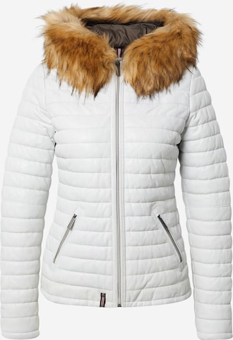 OAKWOOD Winter Jacket in White: front