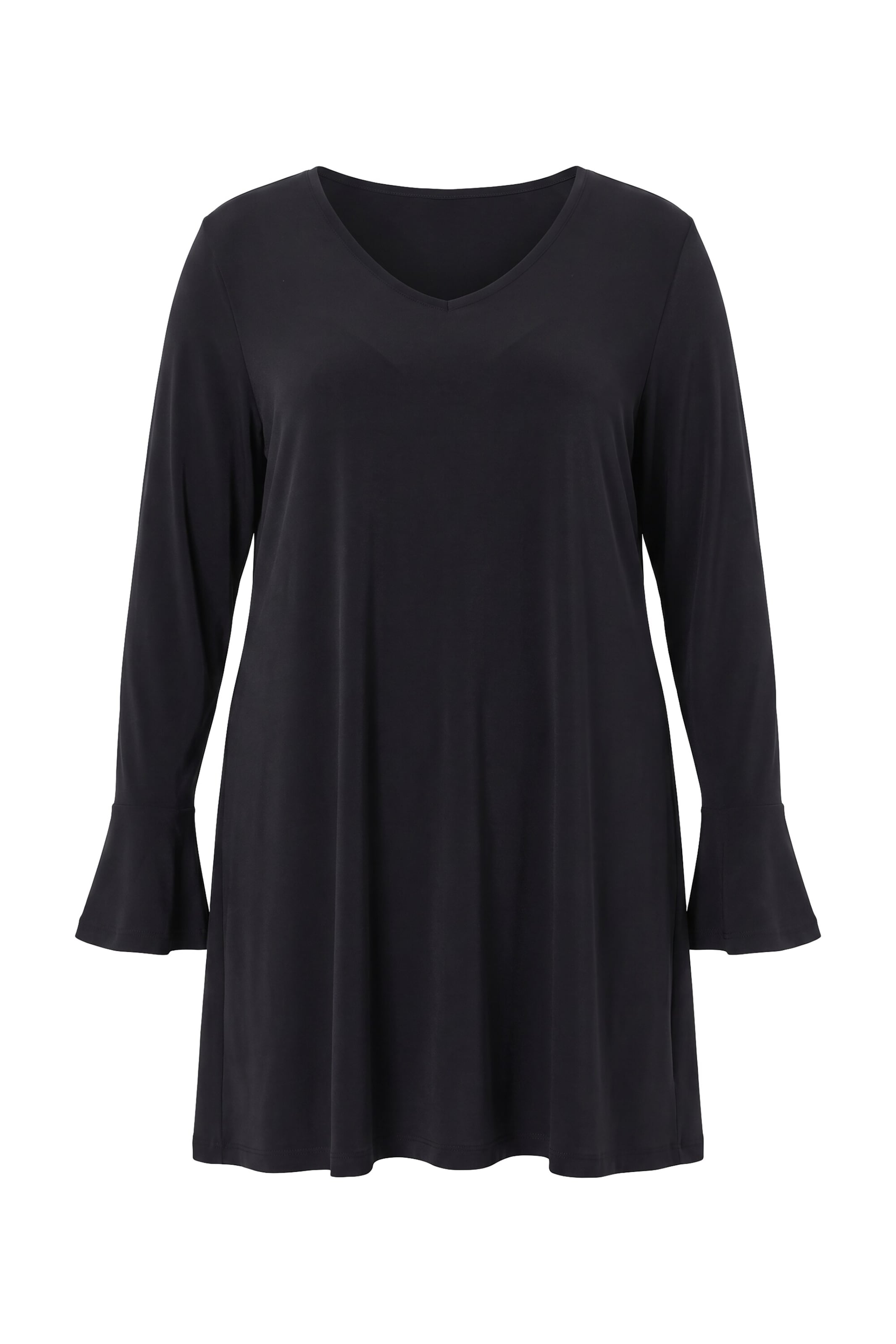 Ulla Popken Shirt in M-L in schwarz, Produktansicht