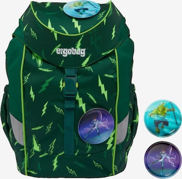 ergobag Rucksack 'Kinderrucksack mini' in Grün: Vorderseite