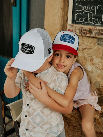 Blackskies Cap 'Race Baseball Cap Kids White-Blue-Red' in White