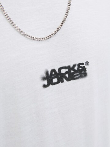 JACK & JONES Тениска 'JCOSago' в бяло