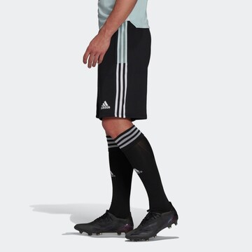 juoda ADIDAS SPORTSWEAR Standartinis Sportinės kelnės 'Tiro'