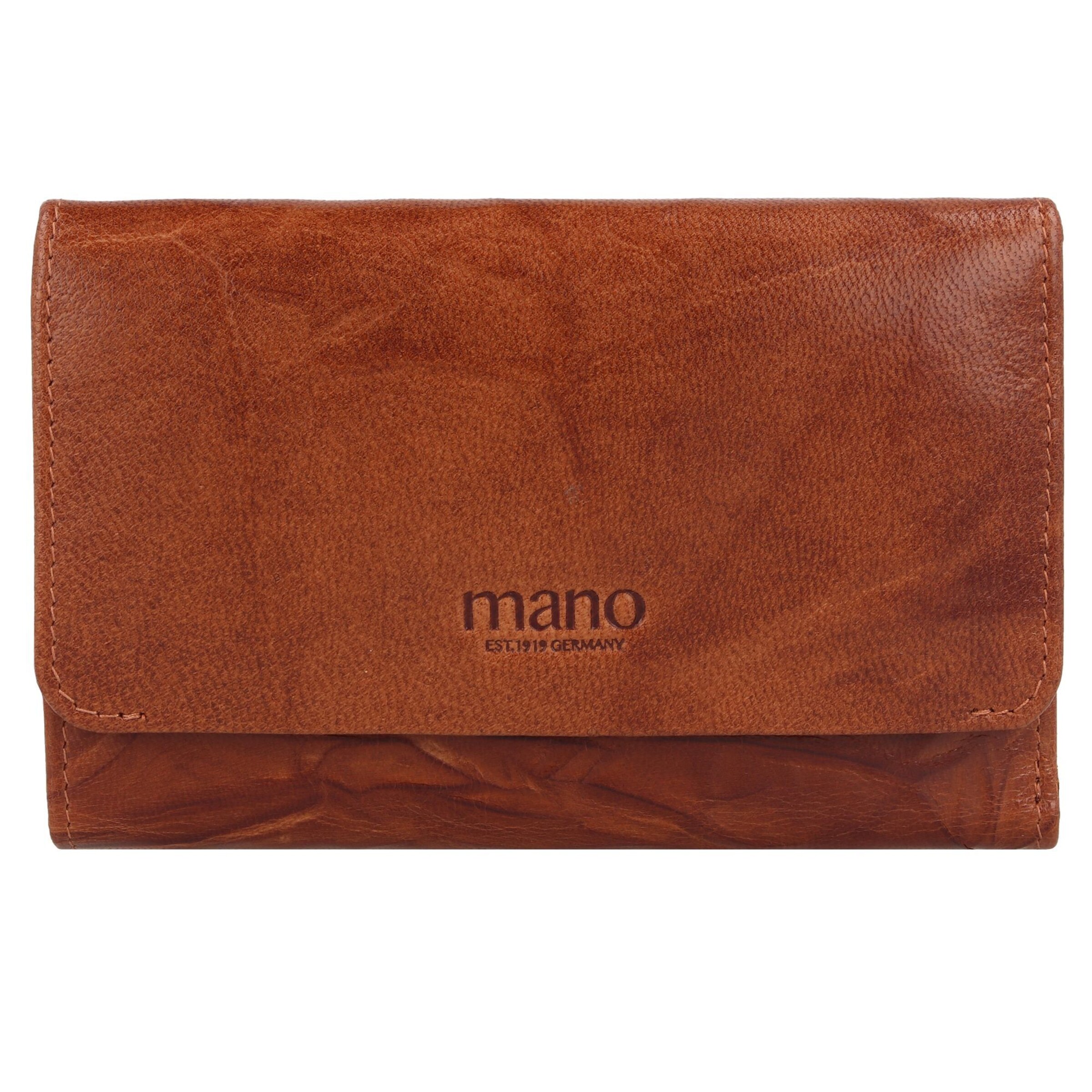 mano Portemonnaie 'Donna Aurona' in Braun: Vorderseite