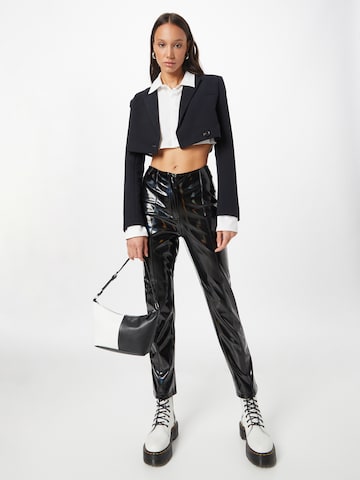 River Island Slimfit Παντελόνι σε μαύρο