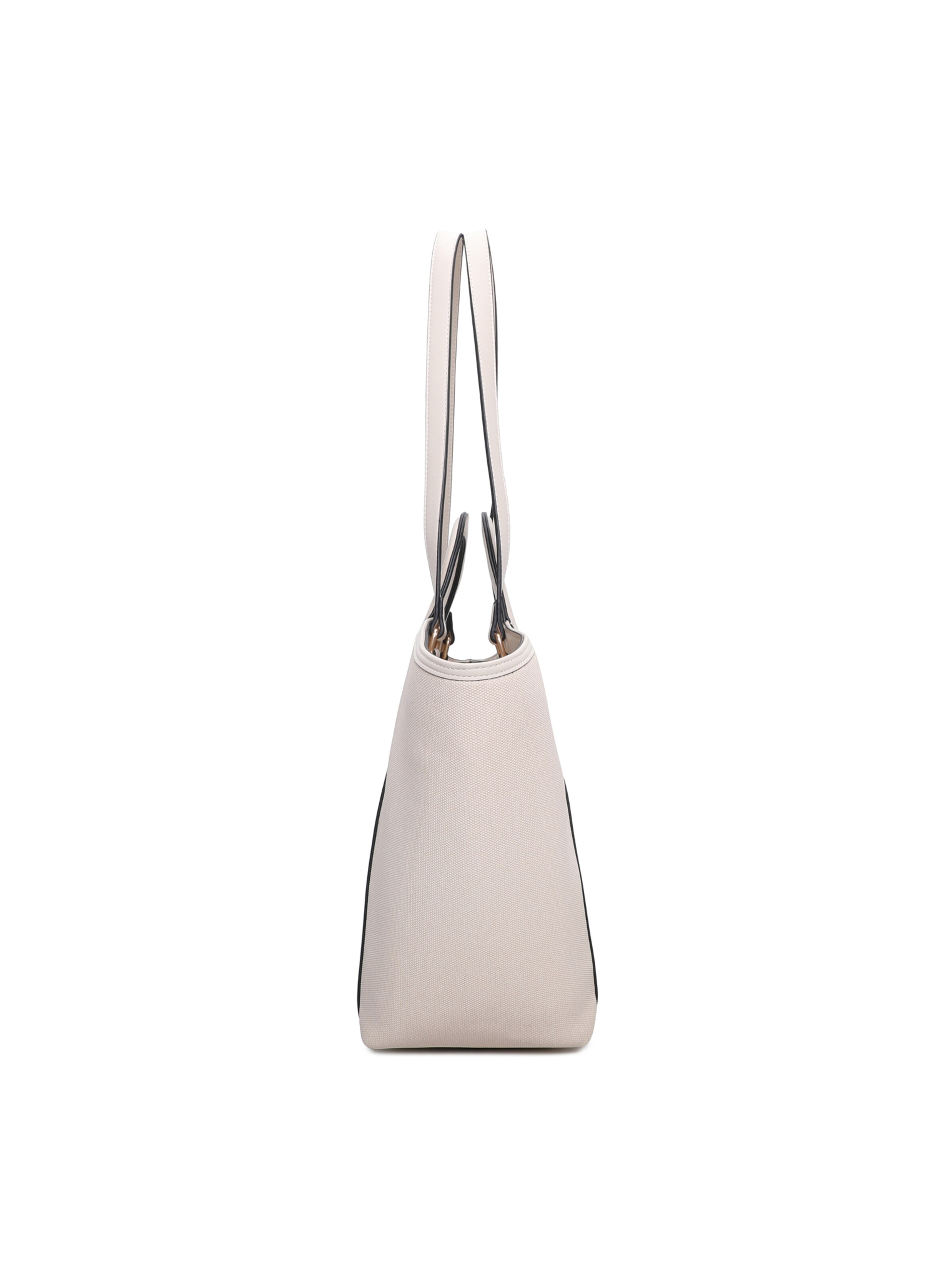 Borsa a spalla 'Borsa a Spalla Donna ALV Polyurethane con Zip e Tracolla Rimovibile' di ALV By Alviero Martini in bianco