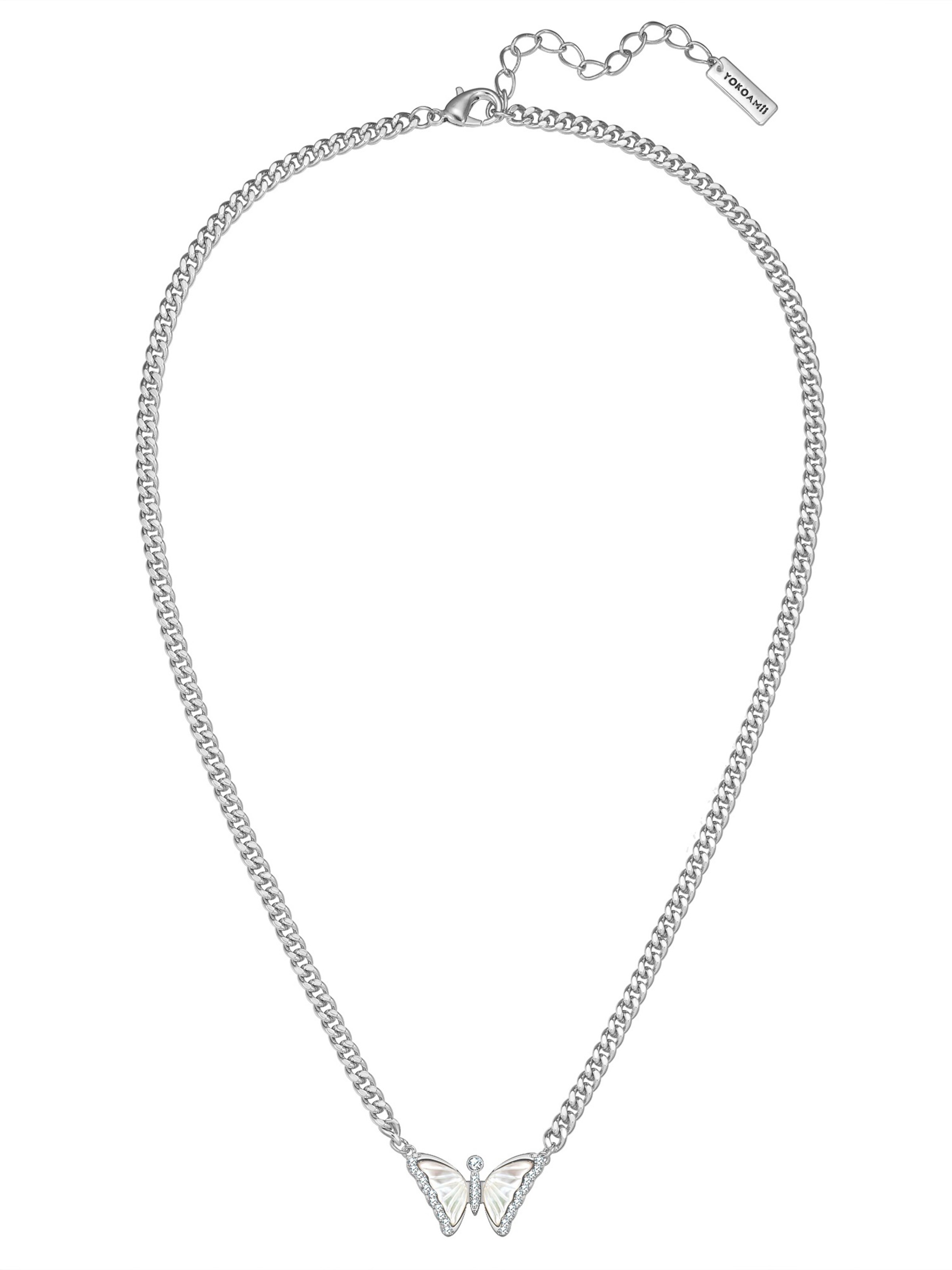 Collana di Yokoamii in argento: frontale