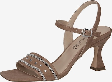 CAPRICE Sandals in Brown: front