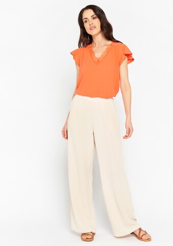 LolaLiza Loose fit Trousers in Beige